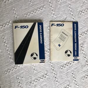 1997 Ford F-150 Owners Guide Manual & Warranty Guide Original OEM